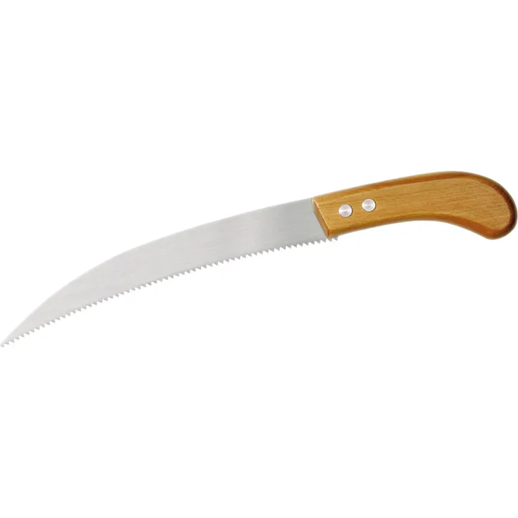 Dönges Rebensäge mit Pistolengriff aus Holz, Blattlänge 300 mm
