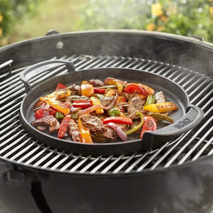 Weber 7421 Gourmet BBQ System - Grillplatte, Gusseisen, 30 cm – Bild 3
