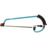 GARDENA combisystem-Bügelsäge: Handsäge-Sägeblatt um 360 Grad drehbar, verdrehsichere Sägeblattarretierung, nachstellbare Blattspannung, kompatibel mit allen combisystem-Stielen (691-20)