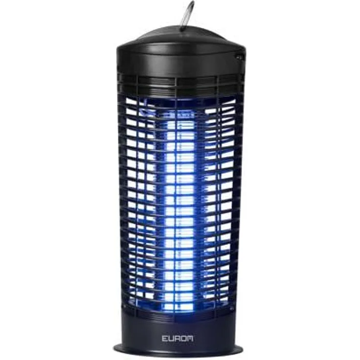 Eurom Fly Away 11-Oval Elektrischer Insektenvernichter, 11W UV-Lampe, 1000V, 75 – 100 m² (212198)