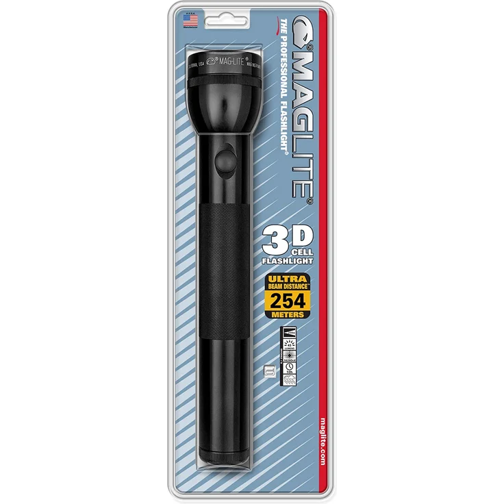 Mag-Lite Stablampe D-Cell (S3D016) schwarz – Bild 3