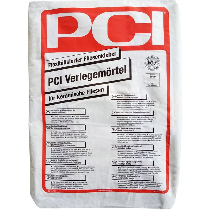 PCI Augsburg GmbH PCI Verlegemörtel Fliesenkleber 20 kg