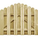 vidaXL Gartentor Imprägniertes Kiefernholz 100 x 75 cm