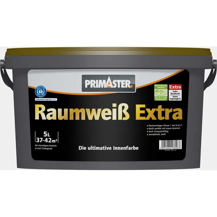 Primaster Raumweiß Extra konservierungsmittelfrei 5 l