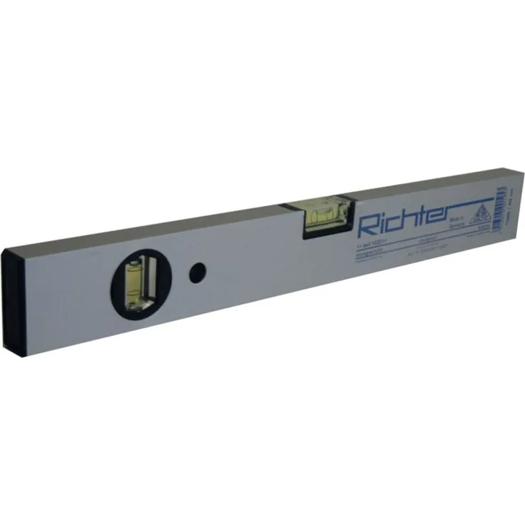 RICHTER LM-Wasserwaage, silber eloxiert ohne Magnet, länge 600 mm, 1 Stück,1080-60CM