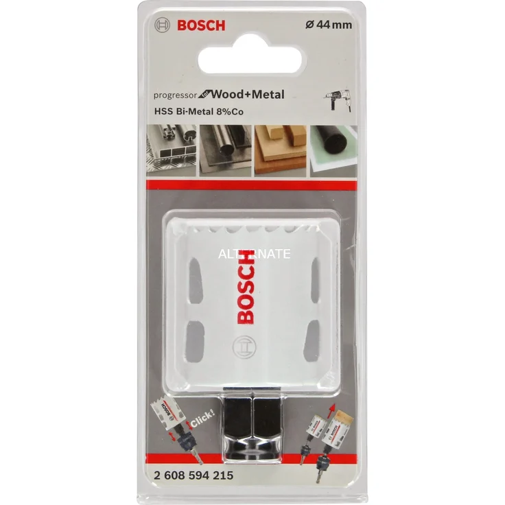 Bosch Professional Lochsäge Progressor for Wood & Metal (Holz und Metall, Ø 44 mm, Zubehör Bohrmaschine) – Bild 1