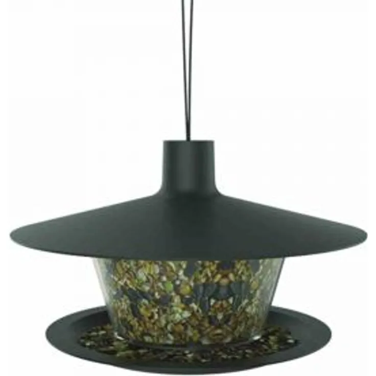 Plastia Vogelhaus Finch 28xH18 cm anthrazit Kunststoff
