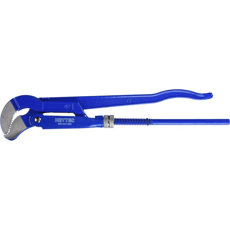 Heytec 50813311520 Eckrohrzange 1 1-2 Zoll in silber-blau