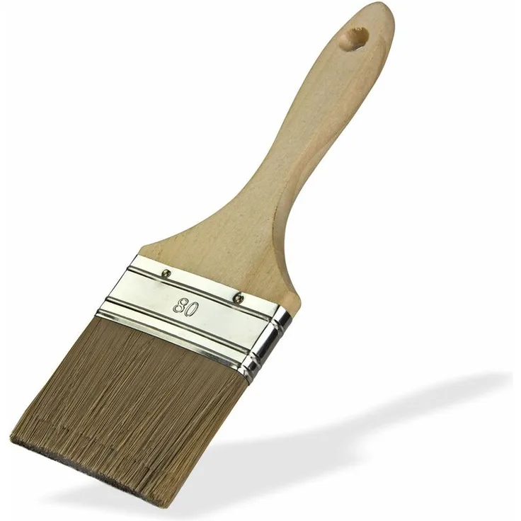 Lasurpinsel Malerpinsel Pinsel Flachpinsel 80mm Lackpinsel Malerbedarf