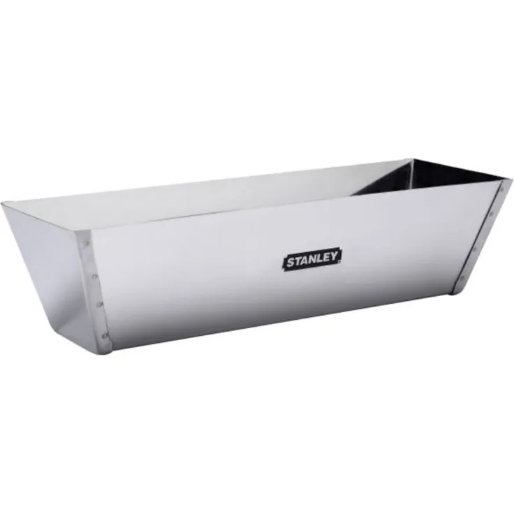 Stanley Spachtelkasten aus rostfreiem Stahl (305 mm Länge, angeschrägte Form, widerstandsfähig) STHT0-05867