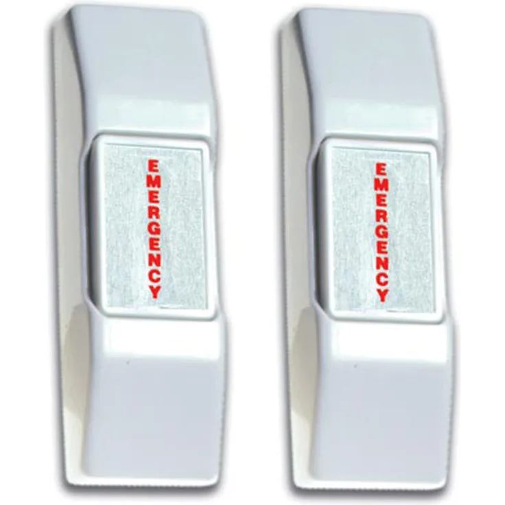 2er Set Panikschalter, NC-& NO-Anschluss, Off-On, Sicherheitstechnik Alarm