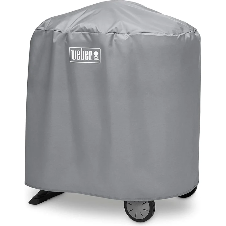 Weber 7177 Grillabdeckung, für Q-1000-2000 mit Rollwagen-Stand, grau – Bild 2