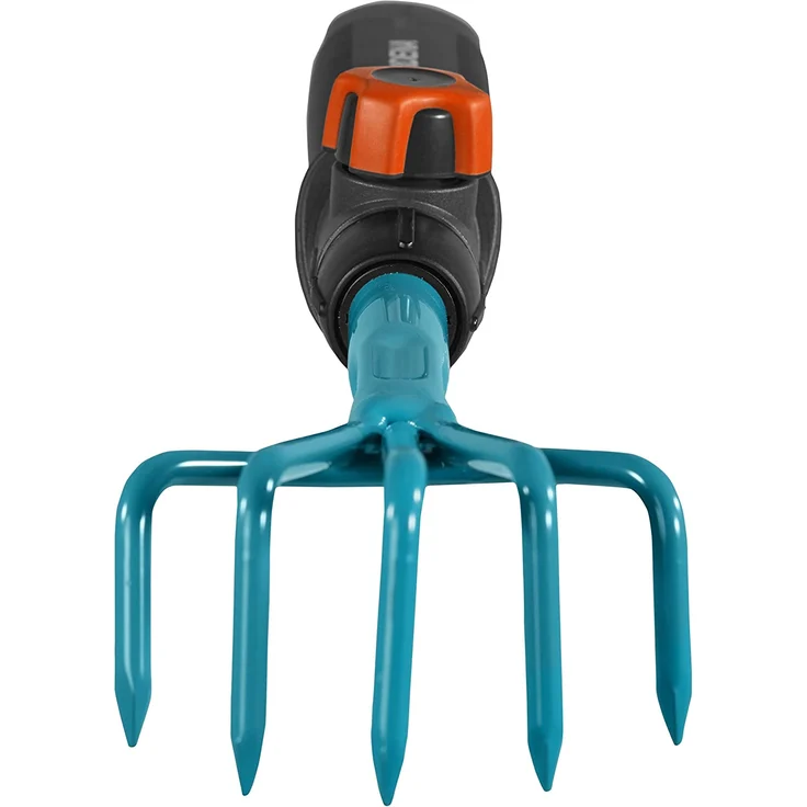 GARDENA combisystem-Blumenkralle: 5-Zinken-Kleingrubber zum Lockern des Bodens in Beeten und Blumenkästen, Arbeitsbreite 7 cm, ergonomischer Griff, Korrosionsschutz (8923-20) – Bild 3
