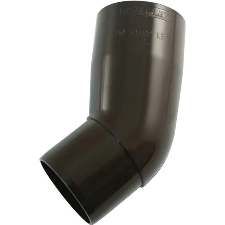 Marley Rohrbogen NW 53 mm, 45° , braun 