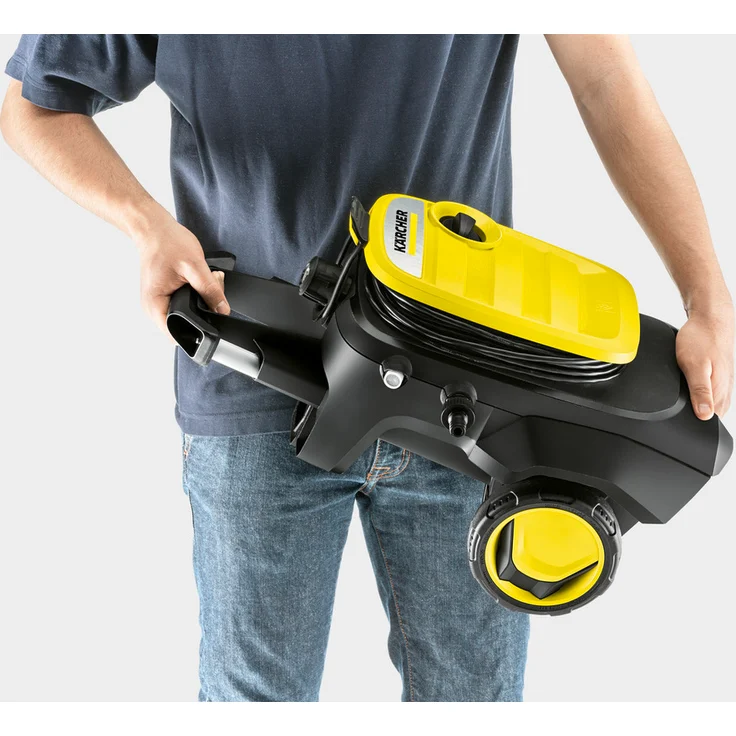 Kärcher K 4 Compact 1.637-500.0 Hochdruckreiniger 420 l/h 11 kg 1800 W 130 bar 30 m²/h 40 °C Schlauch 6 m wassergekühlter Motor und Wasseransaugung – Bild 6