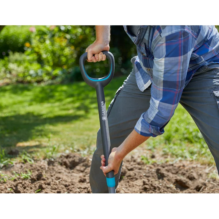 GARDENA ErgoLine Spatengabel: Grabegabel zum Umgraben und Auflockern, gehärteter Qualitätsstahl mit Beschichtung, ergonomischer D-Griff (17013-20) – Bild 5