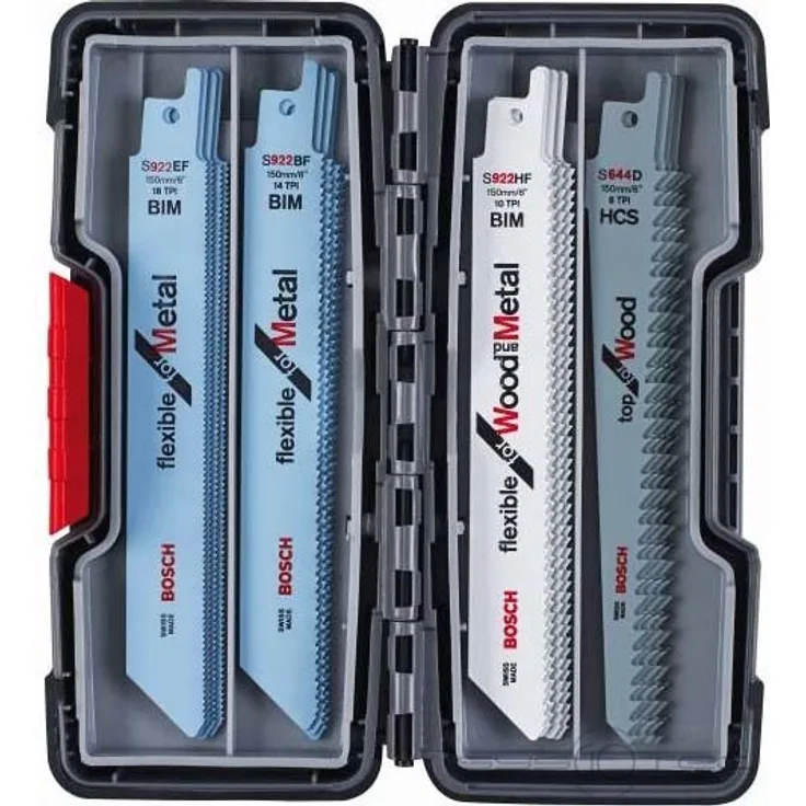 Bosch Professional 20tlg. Säbelsägeblätter ToughBox Top Seller for Wood and Metal (für Holz und Metall, Zubehör Säbelsäge)