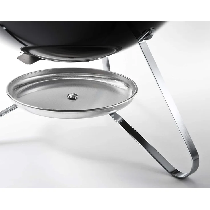 Weber 1111004 Smokey Joe Original, Holzkohlegrill klein, 37 cm, schwarz, für unterwegs, tragbar – Bild 3