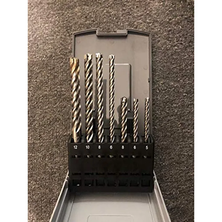 Hitachi 783391 Bohrersatz SDS-Plus 4-kant Kassette 5-6-8x110 +6-8-10-12x160 mm