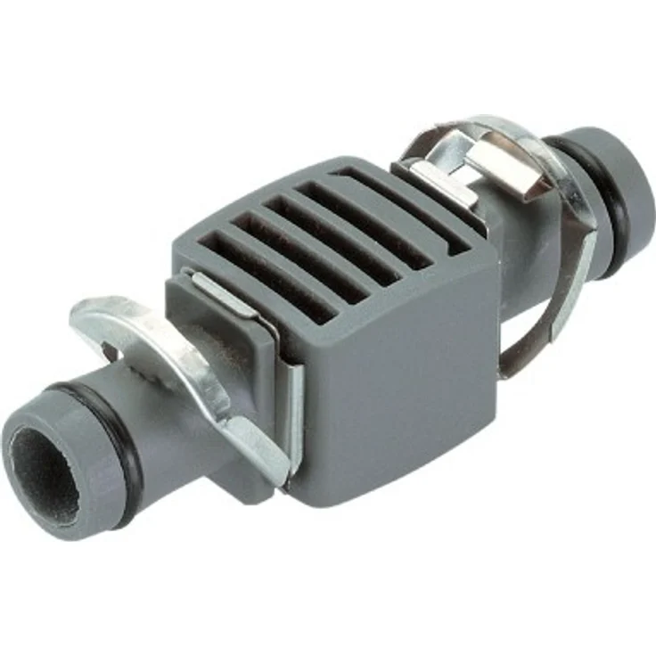 GARDENA Micro-Drip-System Verbinder 13 mm (1-2 Zoll): Der Kunststoff-Rohrverbinder zur Verlängerung des Micro-Drip-System Verlegerohrs (8356-20) Bewässerungszubehör – Bild 1
