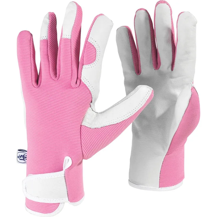 Spear und Jackson Kew Gardens Collection lmgloveskew Leder Palm Garten-Handschuhe, Pink, 24x 9x 1,5cm