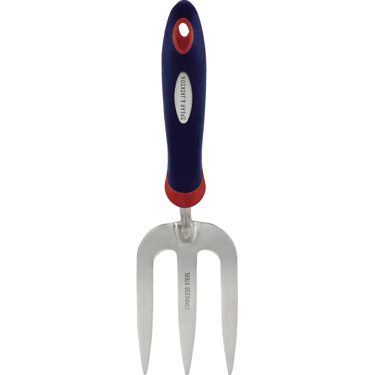 Spear & Jackson 3053EL-09 Unkrautgabel Select aus Edelstahl, silber