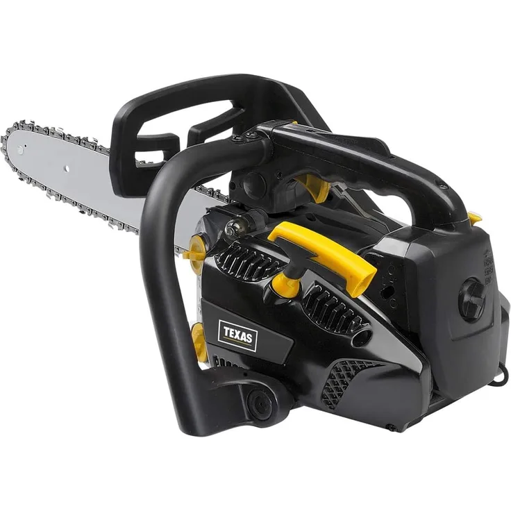 Texas XCS 2600 Benzin-Kettensäge, 900 Watt Leistung, 25 cm Schwertlänge, 26 ccm Hubraum