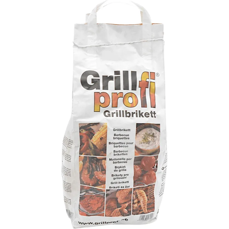 Grillprofi Grillbriketts 2,5 kg Holzkohle Grillkohle
