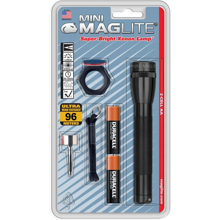 Maglite Mini-Taschenlampe Minimag AA Combo, Black