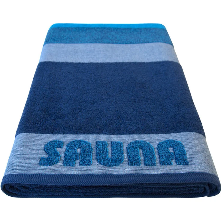 Dyckhoff Saunatuch Sauna Stripe blau Saunatuch 100 x 200 cm