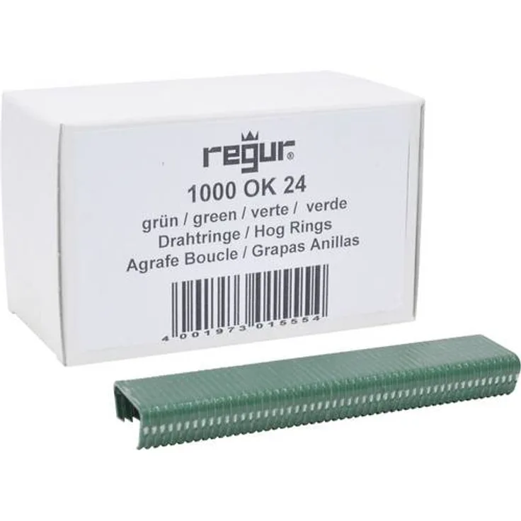 Regur OK 24 Ösenklammern grün 1000 St. 60719 Abmessungen L x B x H 10 x 100 x 20mm