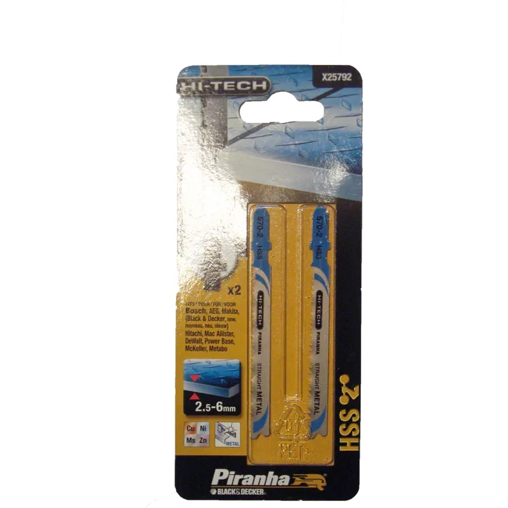 Piranha x25792-xj HSS Metall T-Schaft Stichsägeblätter