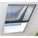 Insektenschutz Dachfenster Plissee 80x160cm weiss 101160201-VH