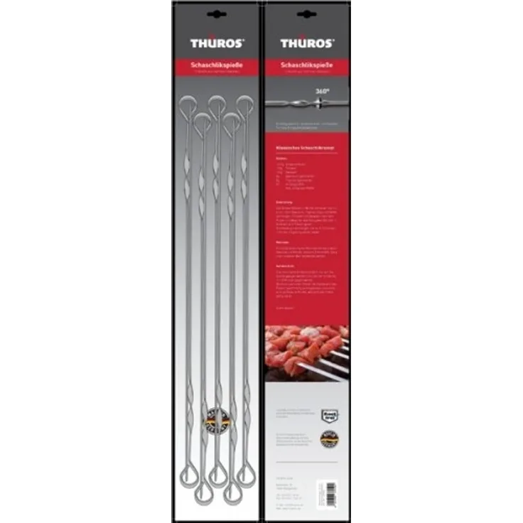 Thüros Schaschlikspieße S 600 E (10er-Set)