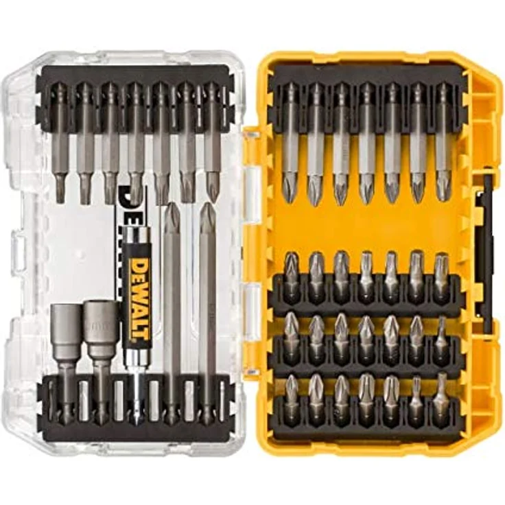 Dewalt DT70702-QZ Bit-Set 25-89mm 40-tlg, schwarz-gelb – Bild 1