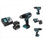 Makita DHP485RT Akku Schlagbohrschrauber 18 V 50 Nm Brushless + 2x Akku 5,0 Ah + Ladegerät