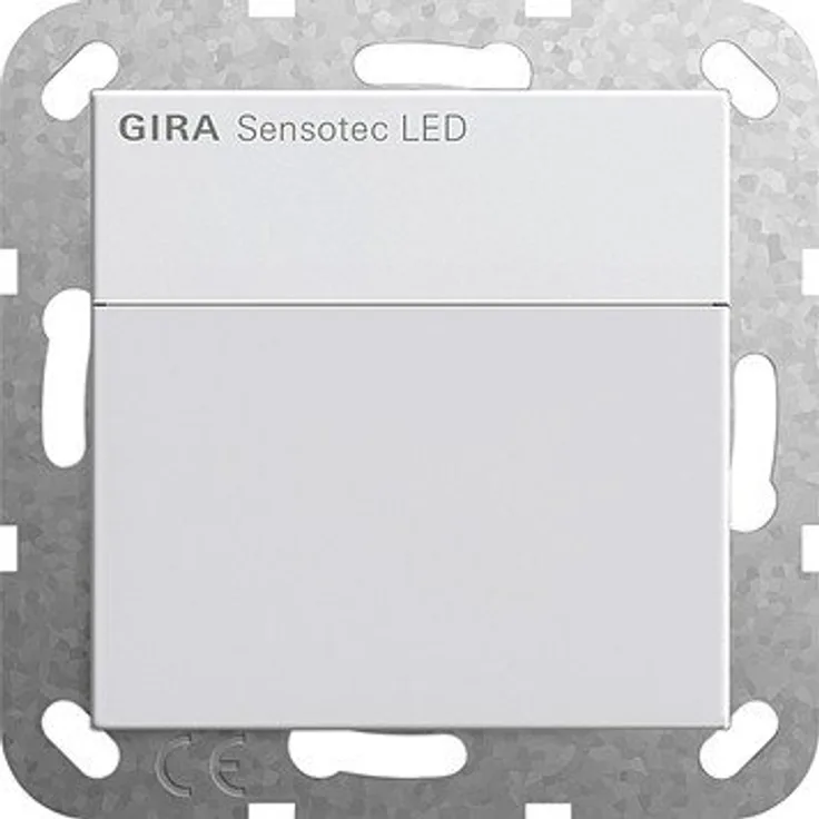 Gira 2237803 Sensotec LED UP-Bewegungsmelder ST55 rw-glänzend, ohne Fernbedienung