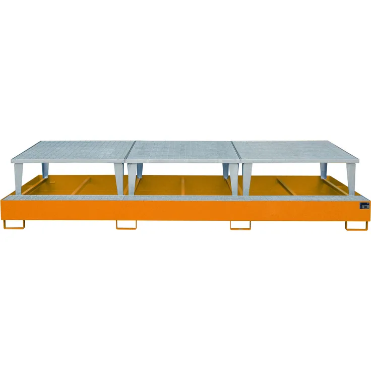 Bauer Auffangwanne AWA 1000-3, lackiert, Gelborange