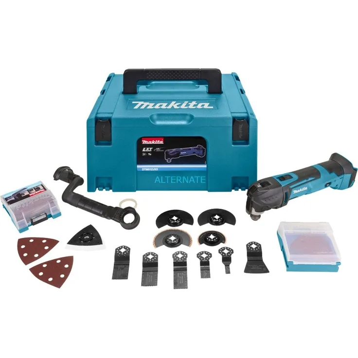 Makita Akku-Multifunktions-Werkzeug DTM51ZJX3 18Volt, blau-schwarz