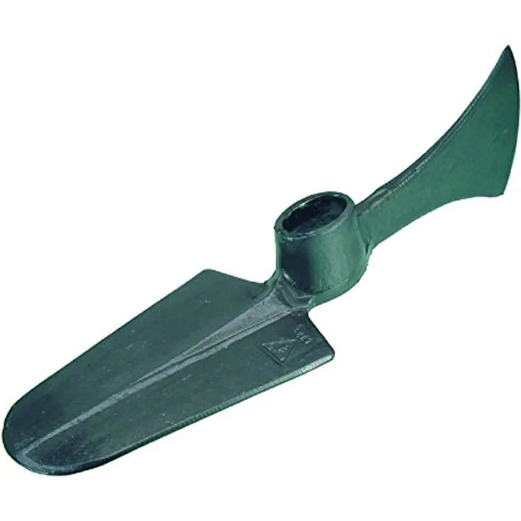 HaWe Wiedehopfhaue mit ovalem Blatt, Metall, schwarz, 45 x 15 x 13 cm