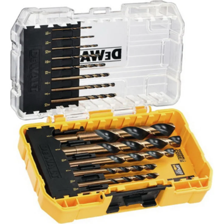 DeWALT DT70727-QZ Metallbohrer-Set 14-tlg. HSS-G, schwarz-gelb – Bild 1