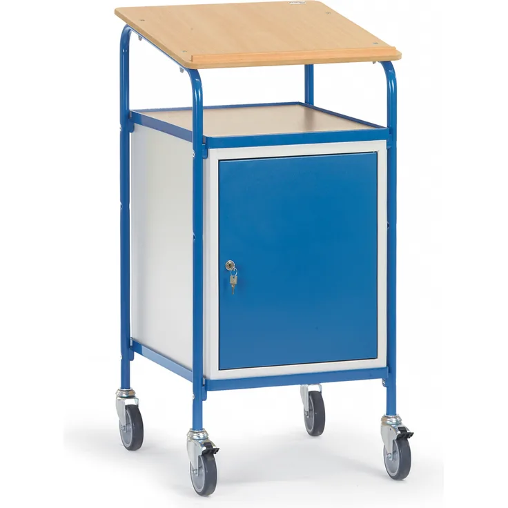 Fetra Rollpult mit Schreibfläche und Stahlschrank
