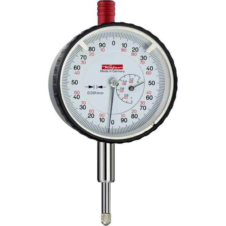 Käfer Feinmessuhr 0,001mm - 1mm - 58mm - Umgekehrter Fed erzug - ISO 463 - Werksnorm 10263 (10263)