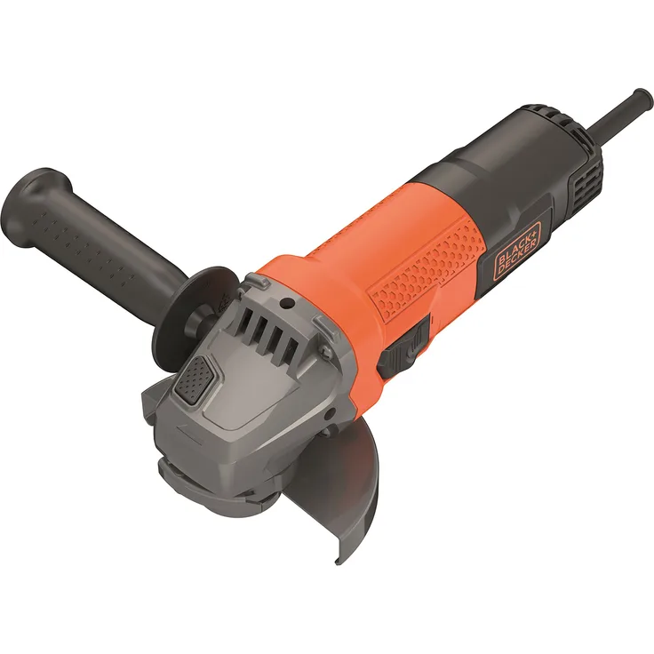 Black+Decker Winkelschleifer BEG110 (750 Watt, 115 mm, Scheiben-Ã¸, mit 3-Positionen-Zusatzhandgriff, Sanftanlauf, für alle Standard-Trenn, Schleif-und Schrupparbeiten, inkl. Zubehör)