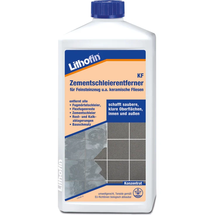 Lithofin KF Zementschleierentferner 1 Liter Flasche – Bild 1