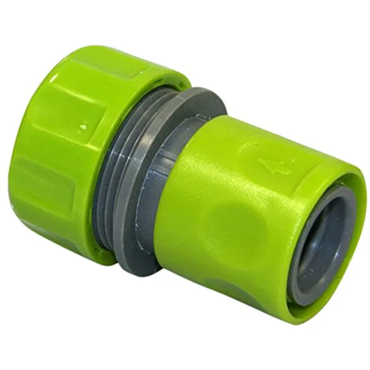 Xclou Schlauchstück aus Kunststoff - Schnellkupplung-Gewindestück - Schlauch Adapter für 3-4 Zoll Gartenschlauch - Anschluss mit Schlauchkupplung 19 mm Bewässerungszubehör