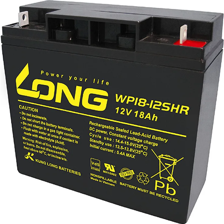 Akku 12V 18Ah AGM Blei Batterie Rasenmäher Rasentraktor Aufsitzmäher Boot Scooter 17Ah 19Ah 20Ah 22Ah 23Ah