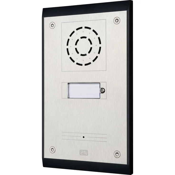 2 N Institut 9153101 Türkommunikations-porte-telefonillo (115 x 39 x 193 mm schwarz silber)