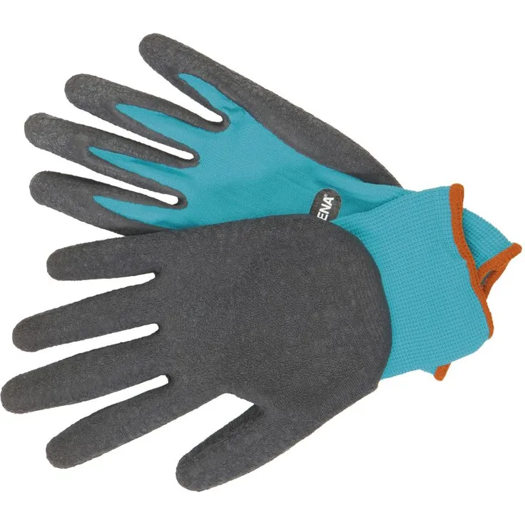 GARDENA Gartenhandschuhe 00206 Garten- und Bodenhandschuh: Gartenhandschuhe für grobe Garten- und Bodenarbeiten, Größe 10-XL, atmungsaktiv, wasserresistent dank Latexbeschichtung, optimaler Grip und Schutz 208-20
