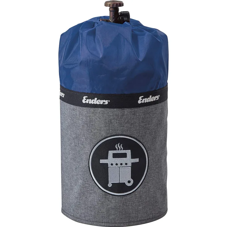 Enders Grillabdeckung, für Gasflasche, blau, 24 x 24 x 49 cm